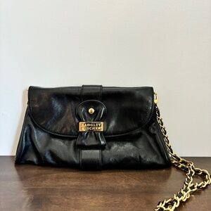 Badgley Mischka Black Leather Handbag